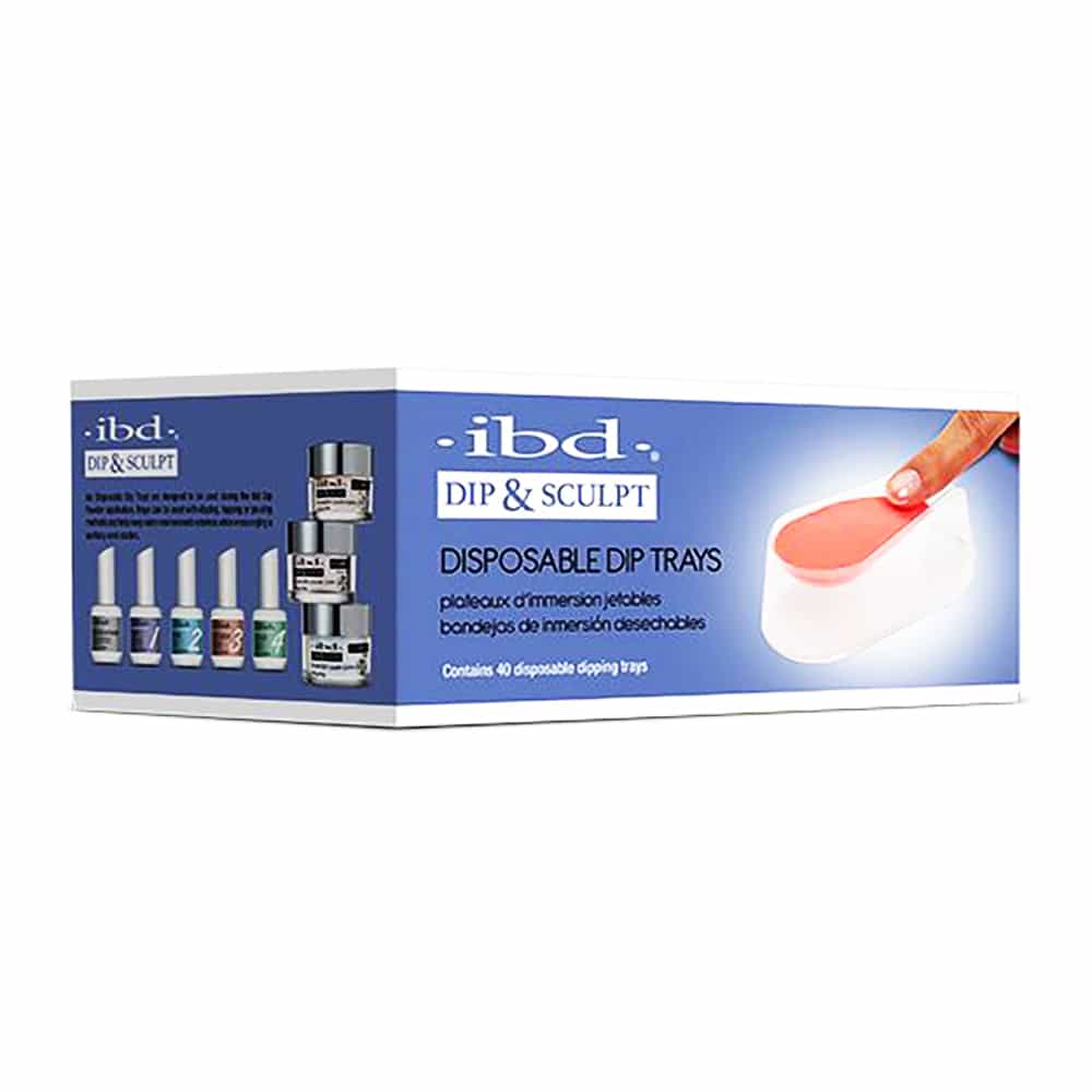 White Smoke IBD Dip & Sculpt Disposable Dip Trays 40Pcs 13491