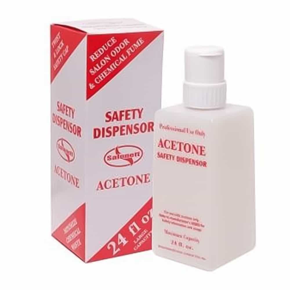 Light Gray Salonett Twist & Lock Actone Dispensor 24 oz. TL101