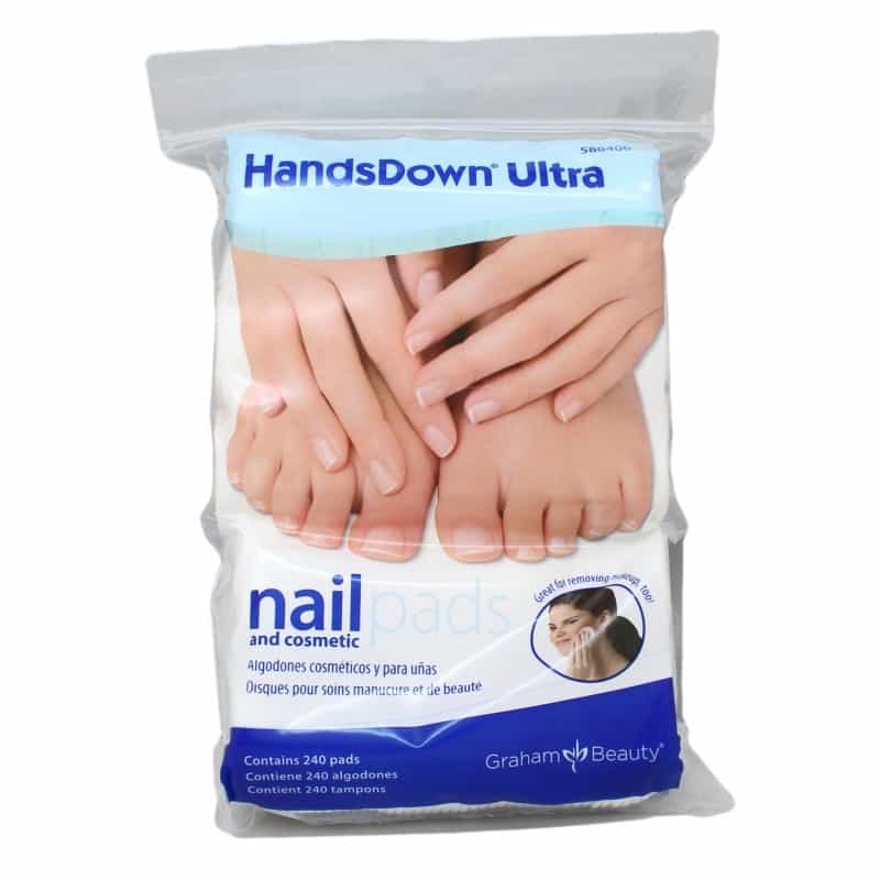 White Smoke Handsdown Ultra Nail & Cosmetic Pads 60pcs 42940