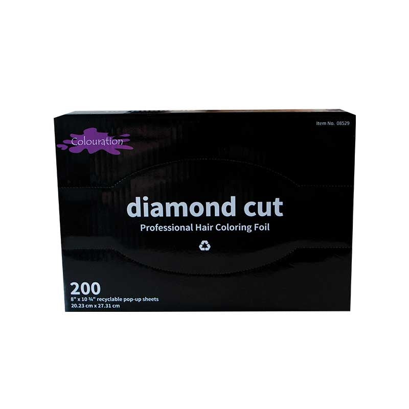 Black Marianna  (08529) Diamond Foil Rough  8x10 Pop Up  200 Shts