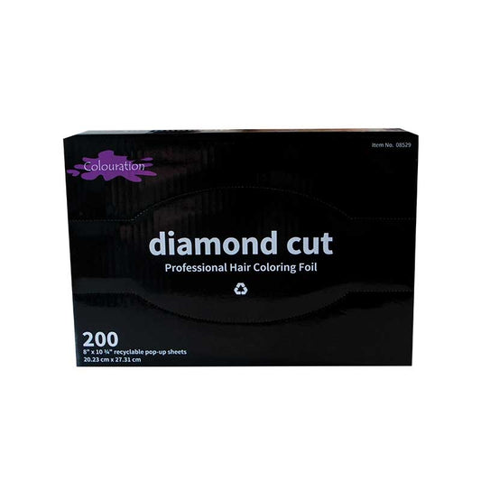Black Marianna  (08529) Diamond Foil Rough  8x10 Pop Up  200 Shts