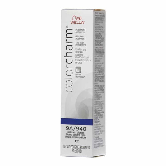 Light Gray Wella C.C. Gel Hair Color 9A/940 Pale Ash Blonde 2oz 02888