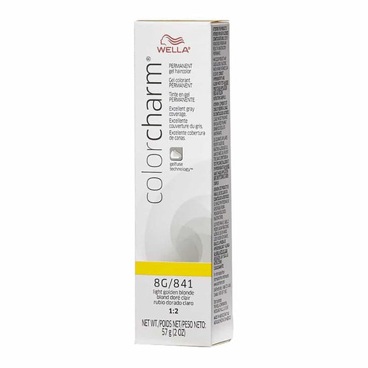Light Gray Wella C.C. Gel Hair Color 8G/841 Light Golden Blonde2oz02901