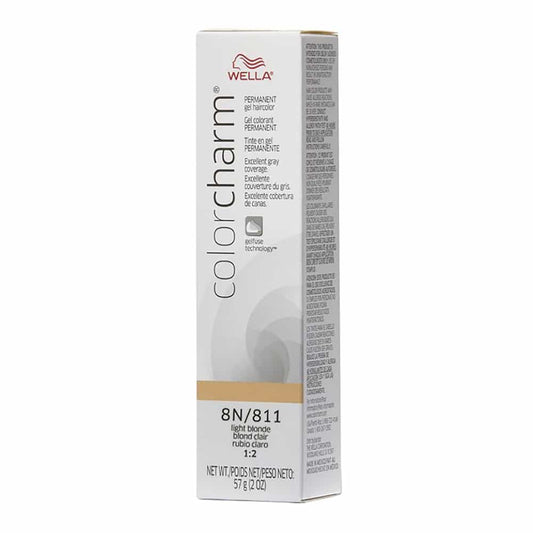 Light Gray Wella C.C. Gel Hair Color 8N/811 Light Blonde 2 oz 02909