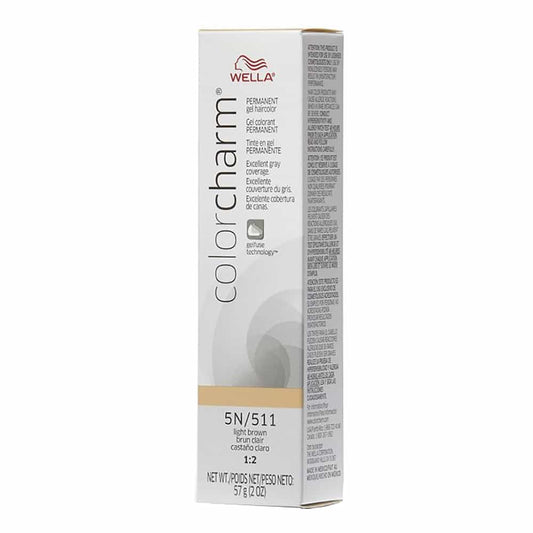 Light Gray Wella C.C. Gel Hair Color 5N/511 Light Brown 2 oz 02913