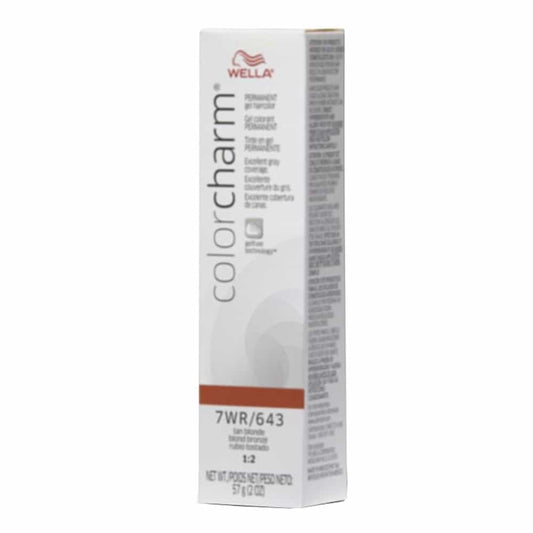 Light Gray Wella C.C. Gel Hair Color 7WR/643 Tan Blonde 2 oz 02933
