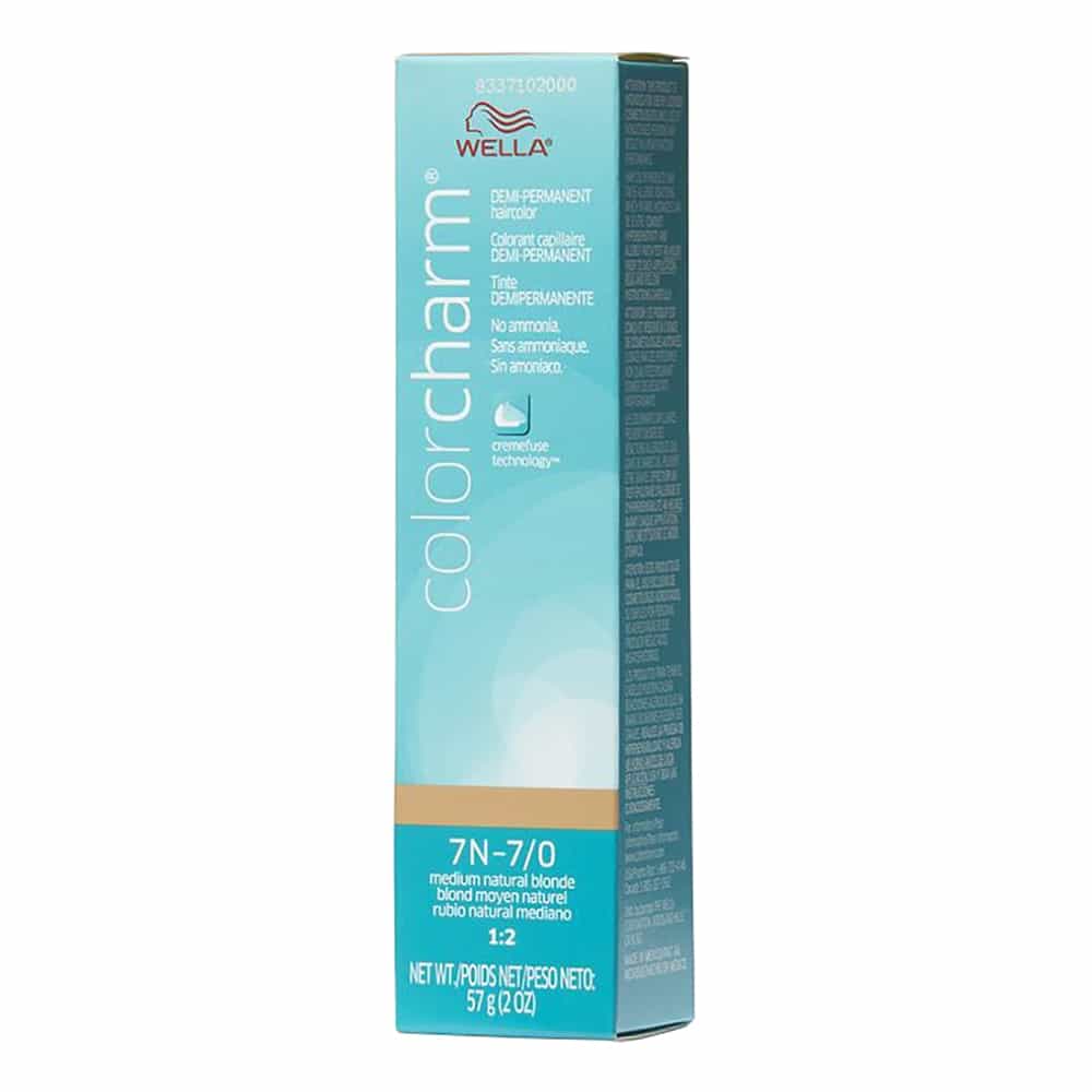 Light Blue Wella C.C. Hair Color 7N-7/0 Medium Natural Blonde 2oz 02937