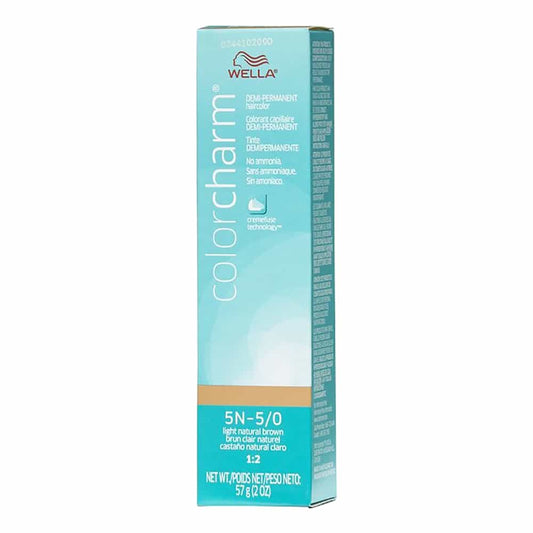 Light Blue Wella C.C. Hair Color 5N-5/0 Light Natural Brown 2 oz 02939