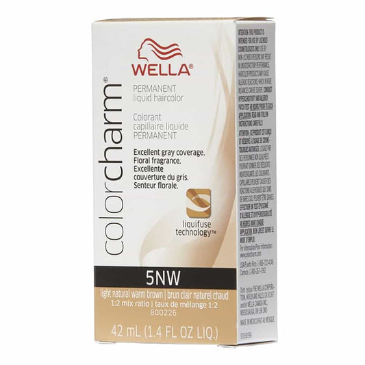 Lavender Wella C.C. Hair Color 5NW Lt Natural Warm Brown 1.4 oz 10546