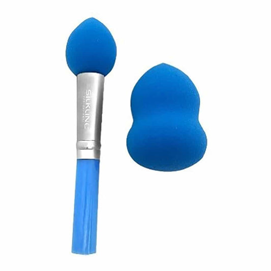 White Smoke Silkline MakeUp Sponge Set Blue SPONGENOC 02583B