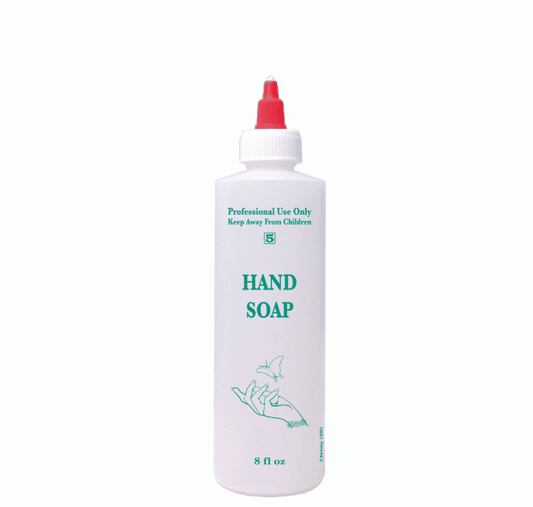 Lavender 8oz Labeled Bottle With Cap - Hand Soap - LB505