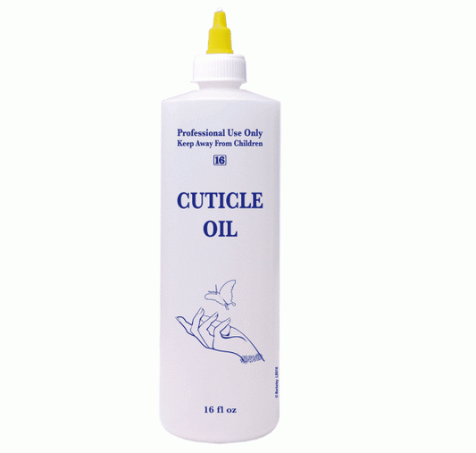 Lavender 16oz Labeled Bottle With Cap - Cuticle Oil - LB516