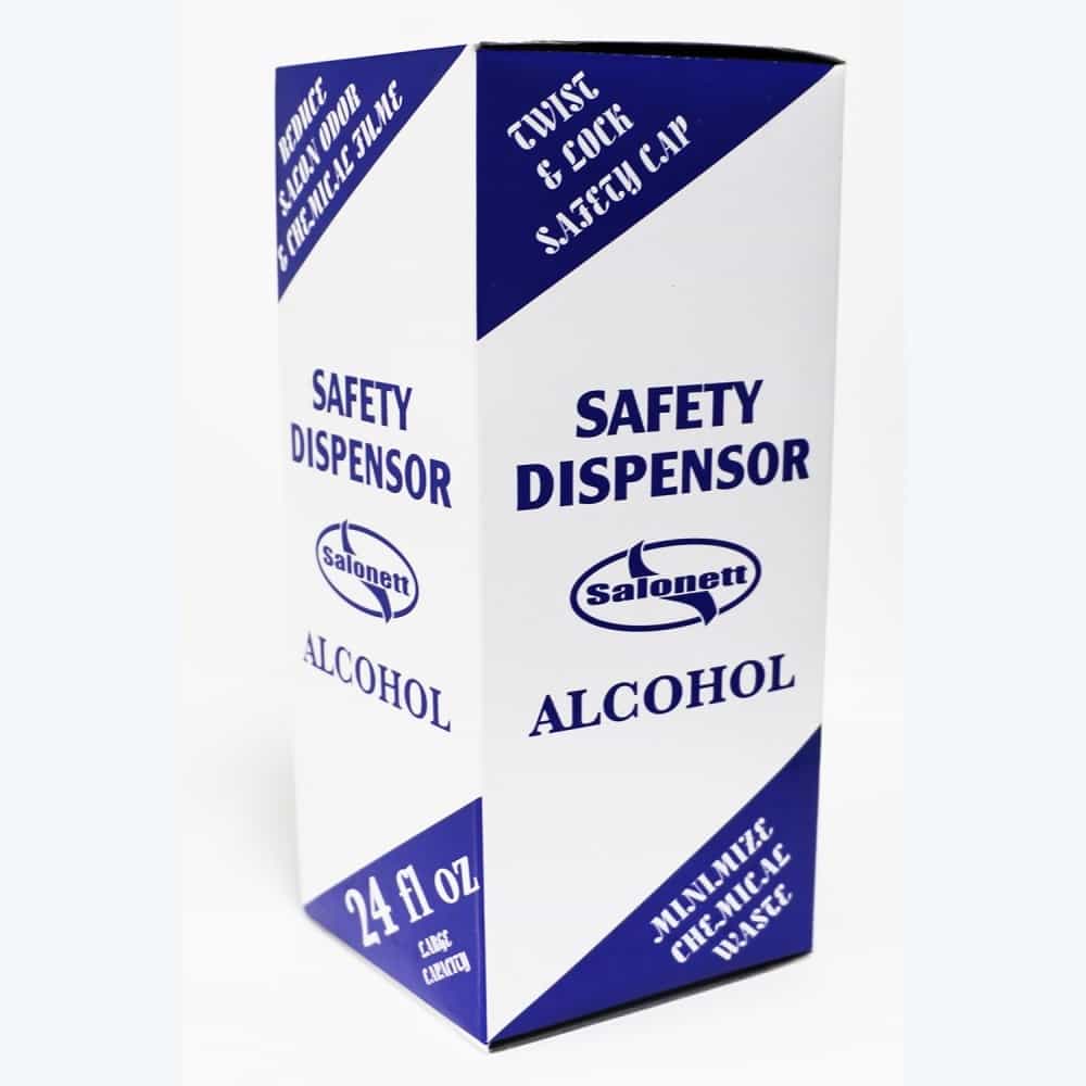 White Smoke Salonett Twist & Lock Alcohol Dispensor 24oz TL102 41231