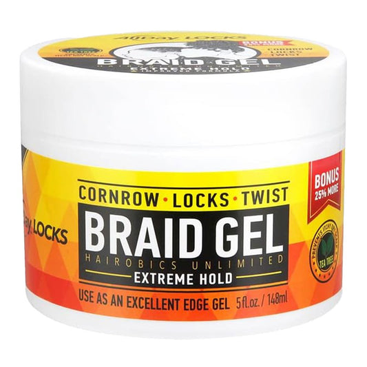 White Smoke ALLDAY LOCKS Braid Gel [Extreme Hold]