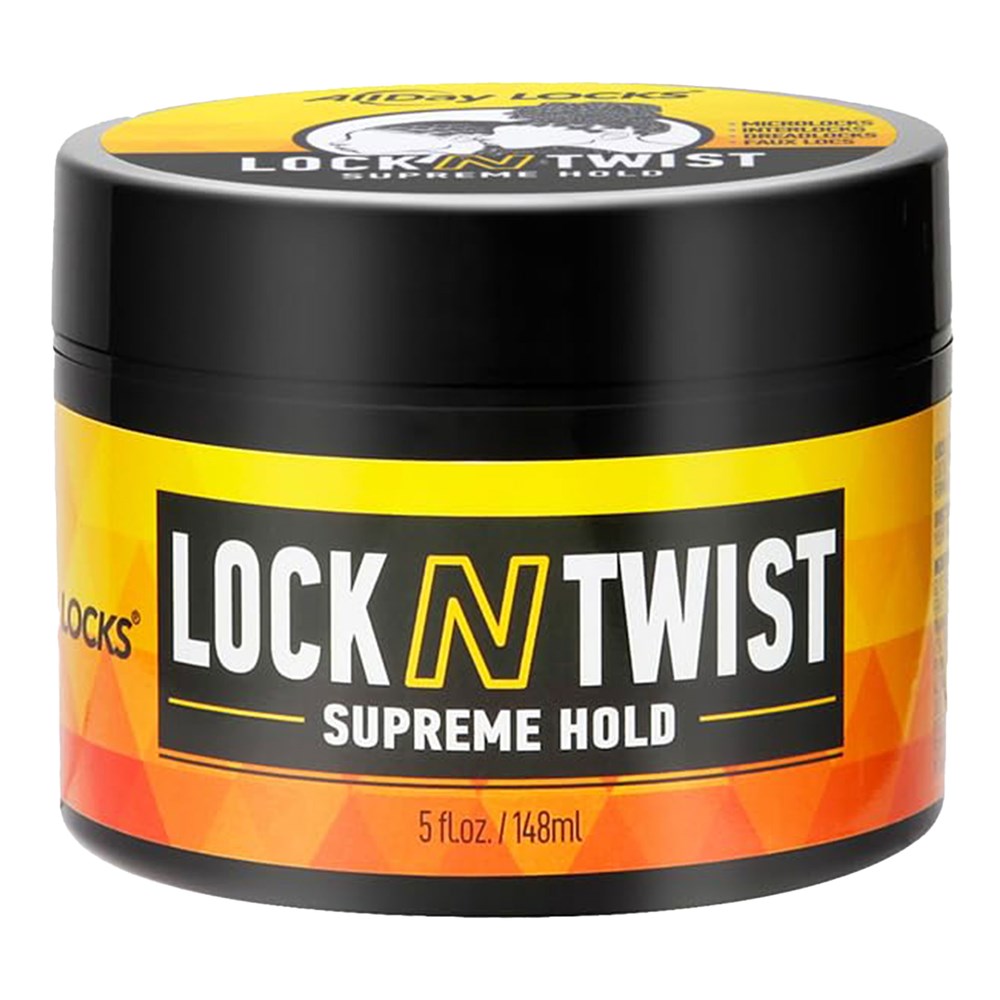 Black ALLDAY LOCKS Lock N Twist Gel [Supreme Hold]
