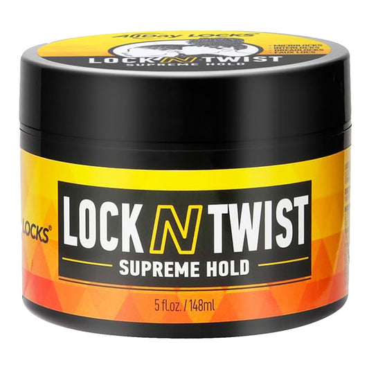 Black ALLDAY LOCKS Lock N Twist Gel [Supreme Hold]
