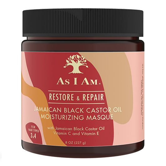 Dark Slate Gray AS I AM Jamaican Black Castor Oil Moisturizing Masque (8oz)
