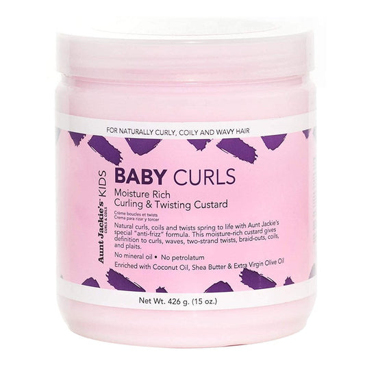 Misty Rose AUNT JACKIE'S Kids Baby Girl Curls Curling &amp; Twisting Custard (15oz)