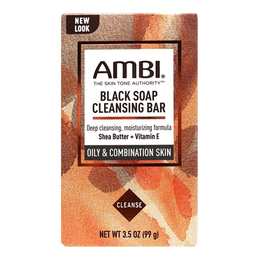 White Smoke AMBI Black Soap Cleansing Bar (3.5oz)
