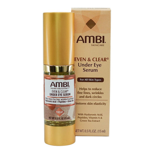 Dark Khaki AMBI Even &amp; Clear Under Eye Serum (0.5oz)