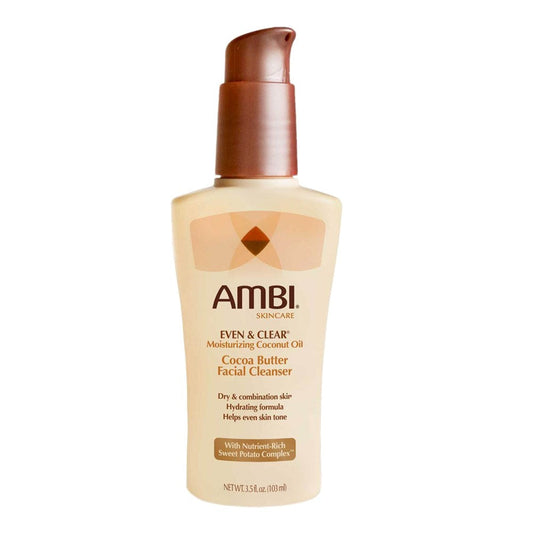 White Smoke AMBI Even &amp; Clear Cocoa Butter Facial Cleanser (3.5oz)
