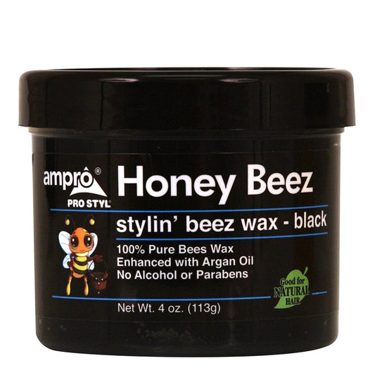 Black AMPRO Honey Beez Wax - Black (4oz)