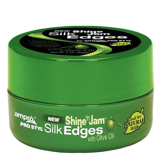 Forest Green AMPRO Shine 'n Jam Silk Edges [Olive Oil]