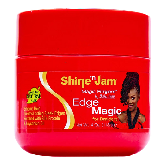 Red AMPRO Shine 'n Jam Magic Fingers Edge Control (4oz)