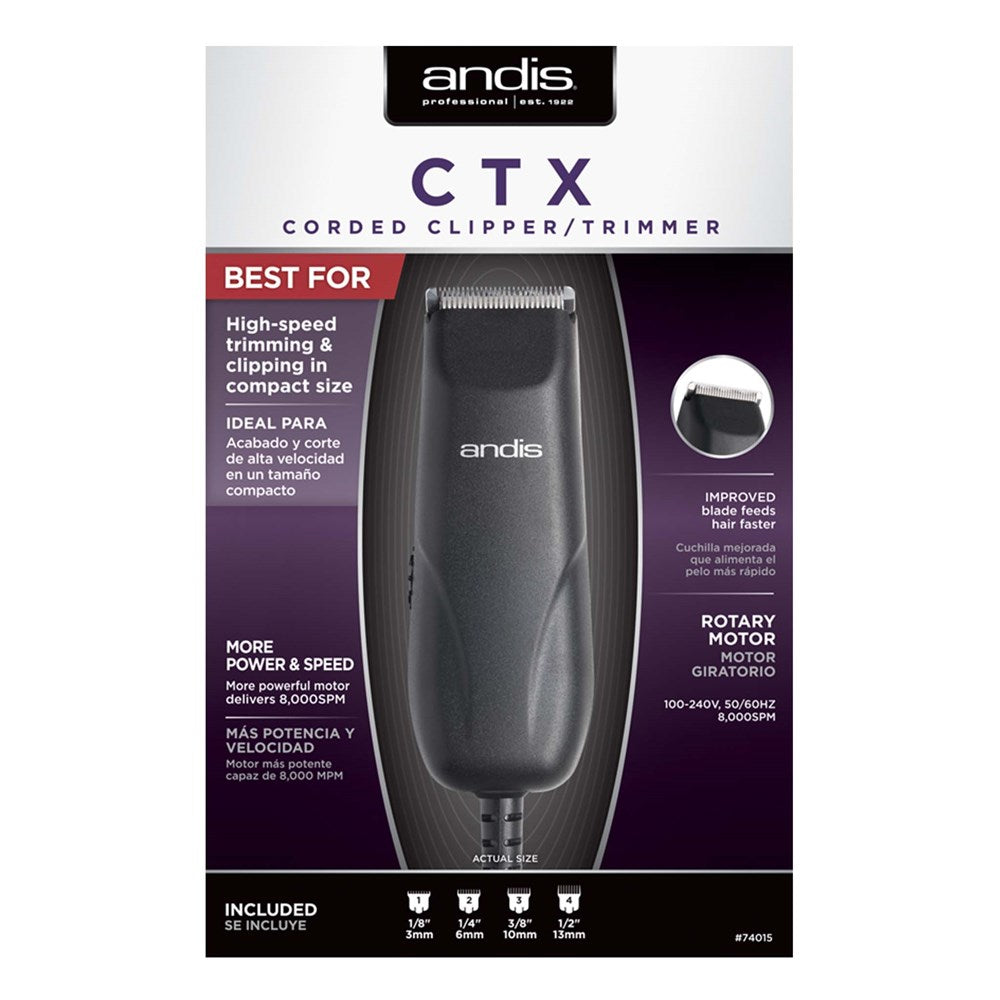ANDIS CTX Corded Clipper &amp; Trimmer [CUL Certified]