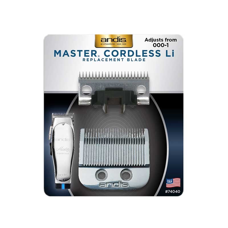 Light Gray Andis  (74040) Cordless Master Replace Blade with driver