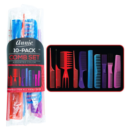 White Smoke ANNIE Professional Comb Set (10pcs)