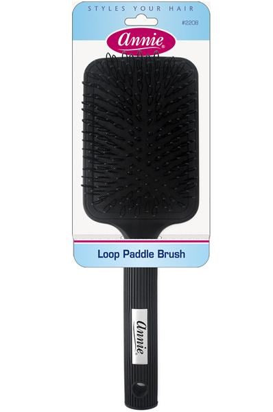 White Smoke ANNIE Loop Paddle Brush - Large #2208 [pc]