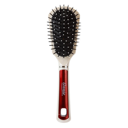 White Smoke ANNIE Pearly Fan Cushion Styling Brush