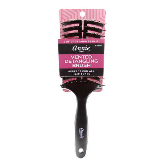 White Smoke ANNIE Veneted Detangling Brush