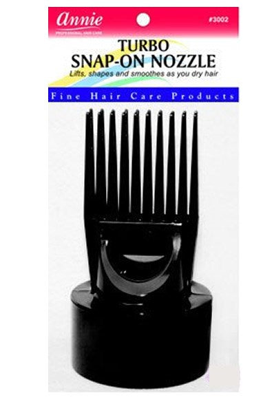 White Smoke ANNIE Turbo Snap-On Hair Dryer Nozzle