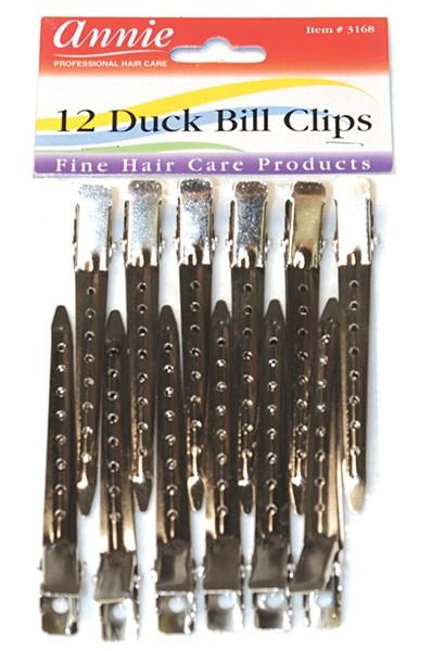 White Smoke ANNIE 12pc Duck Bill Clips