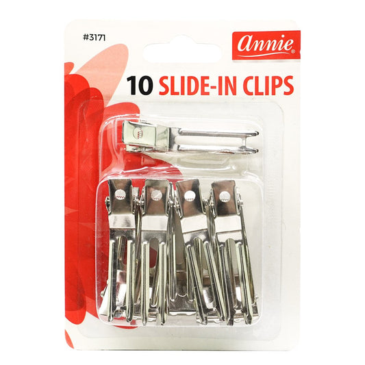 White Smoke ANNIE 10pc Slide-In Clips
