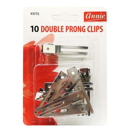Lavender ANNIE 10pc Double Prong Clips