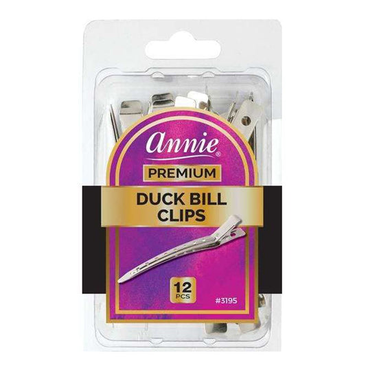 Lavender ANNIE Duck Bill Clips (12pcs/pack)