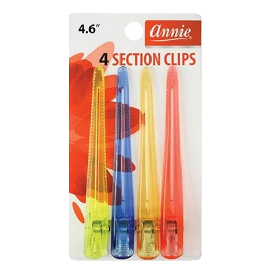 Lavender ANNIE 4pc Section Clips - 4.6inch [4pc/pack]