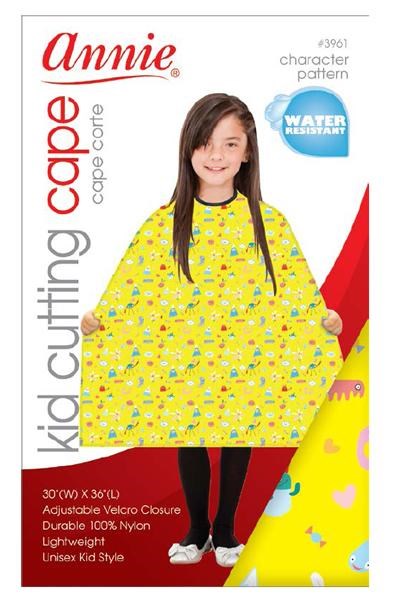 White Smoke ANNIE Kid Cutting Cape - Character Pattern