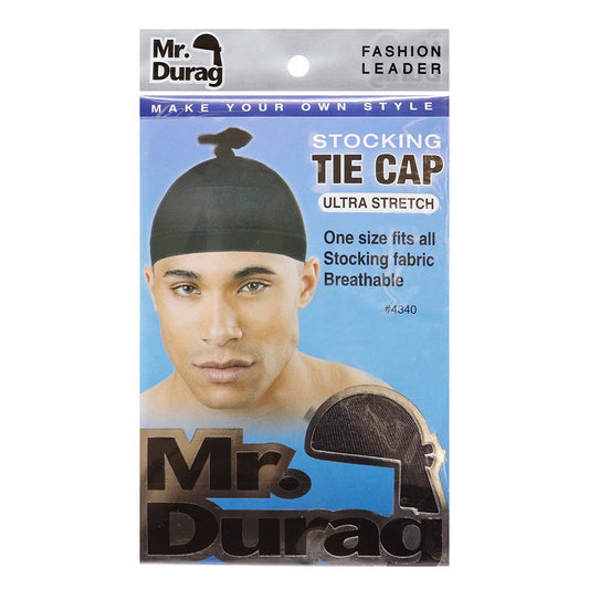 Sky Blue ANNIE Mr. Durag Stocking Tie Cap