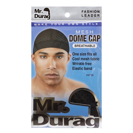 Gray ANNIE Mr. Durag Mesh Dome Cap