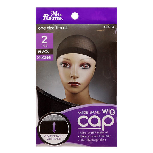 Dark Slate Gray ANNIE Wide Band Wig Cap (2pcs)