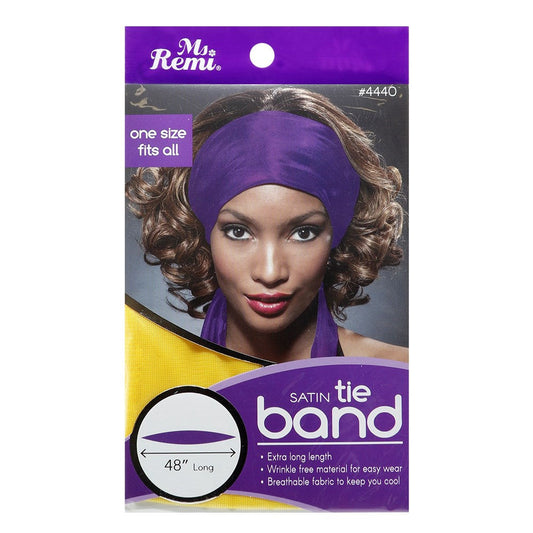Dark Slate Blue ANNIE Satin Tie Band Extra Long