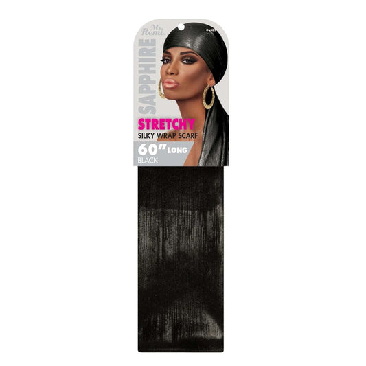 Black ANNIE Ms. Remi Sapphire Wrap Scarf (60inch)