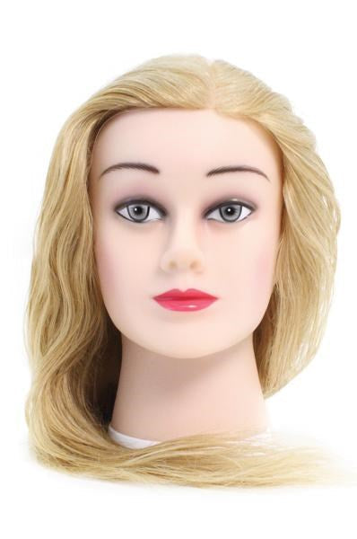 White Smoke ANNIE 100% Human Hair Mannequin 24 - 26inch #4817 [pc]
