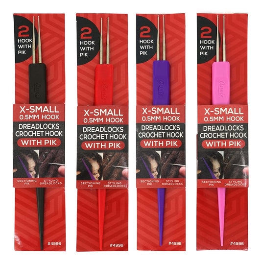 White Smoke ANNIE Dreadlocks Crochet Hook (0.5mm)