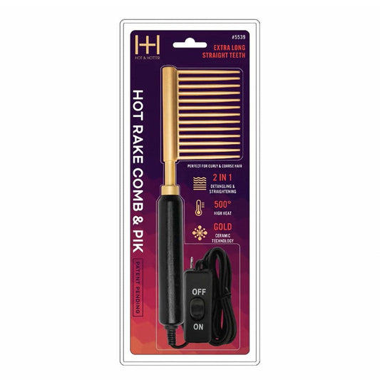 Lavender ANNIE Hot &amp; Hotter Ceramic Hot Rake Comb &amp; Pik