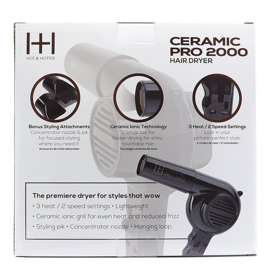 Lavender ANNIE Hot &amp; Hotter Ceramic Pro 2000 Dryer with Extra Piks #5855